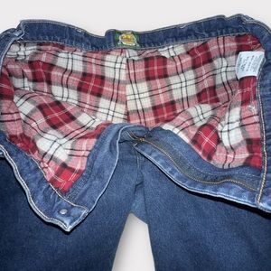 Cabelas flannel insulated jeans W38/L32